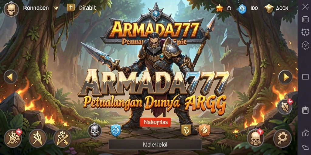 Gameplay seru dan menantang dalam ARMADA777.