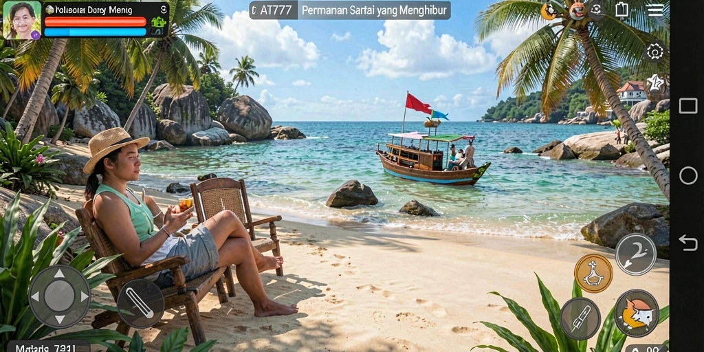 Tampilan gameplay <strong>AT777</strong> yang menggembirakan dan mudah dimainkan.