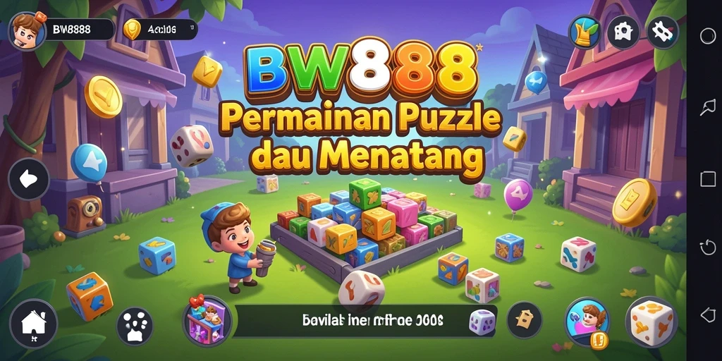 Tampilan menarik dari gameplay BW888 yang penuh tantangan Puzzle.