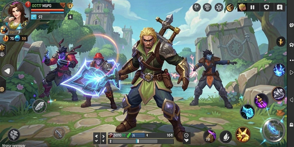 Tampilan gameplay ARPG GOTO77 yang menegangkan dan memikat.