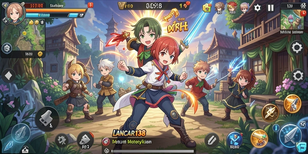 Tampilan gameplay yang menarik dan penuh aksi dari LANCAR138.