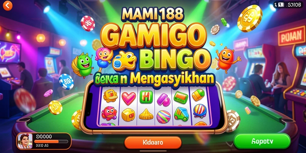 Tampilan gameplay Bingo MAMI188 yang seru dan menantang.