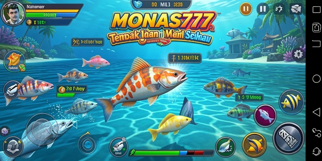 Gameplay MONAS77 yang penuh aksi Tembak Ikan.