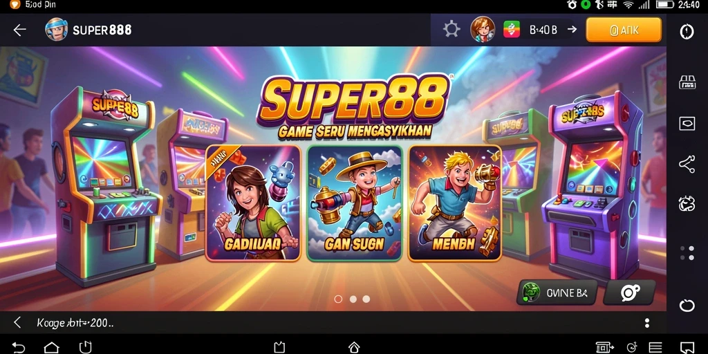 Tampilan menarik dari gameplay <strong>SUPER88</strong> yang seru.