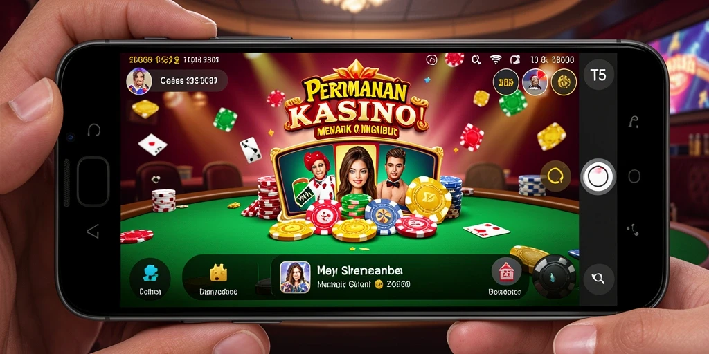 T6 menampilkan gameplay kasino yang menarik dan penuh warna.
