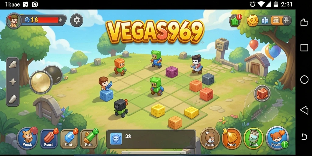 Tampilan gameplay seru di VEGAS969 yang menantang otak Anda.
