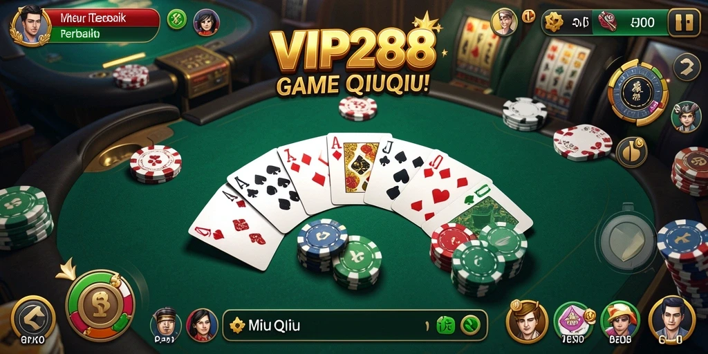 Tangkapan layar gameplay QiuQiu yang seru dan menegangkan.